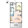グランドステージ雅 1LDKの間取り