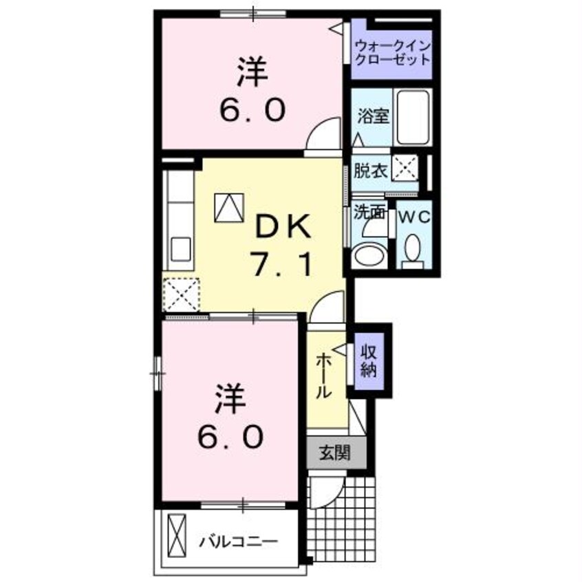 間取図 アルバフランＣ