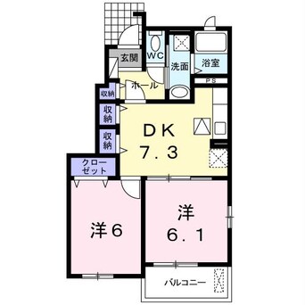 間取図 ベル・ヴィオラＡ