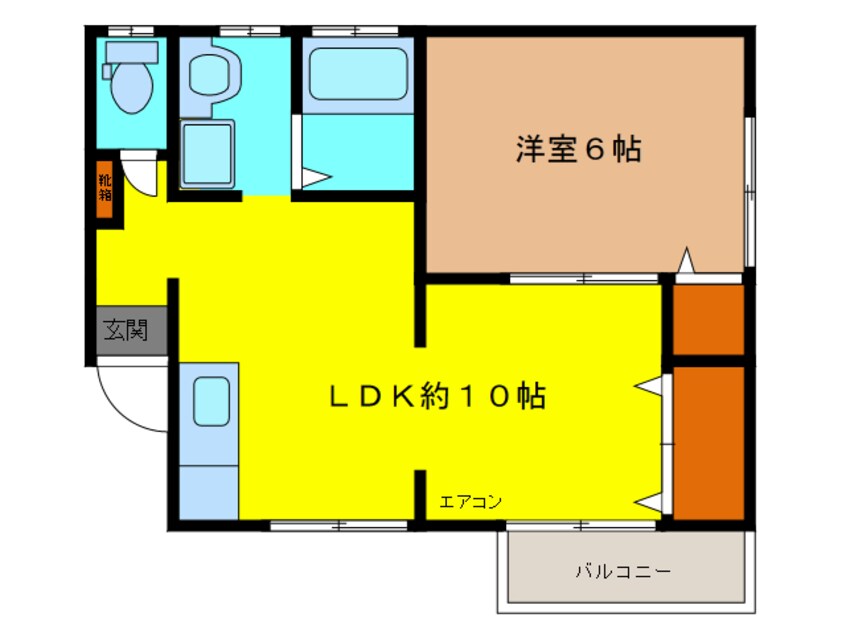 間取図 Keコーポ