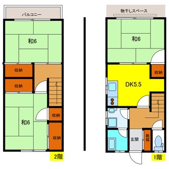 間取図 松井アパート