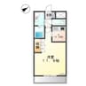 シャインハイム２１ 1Kの間取り