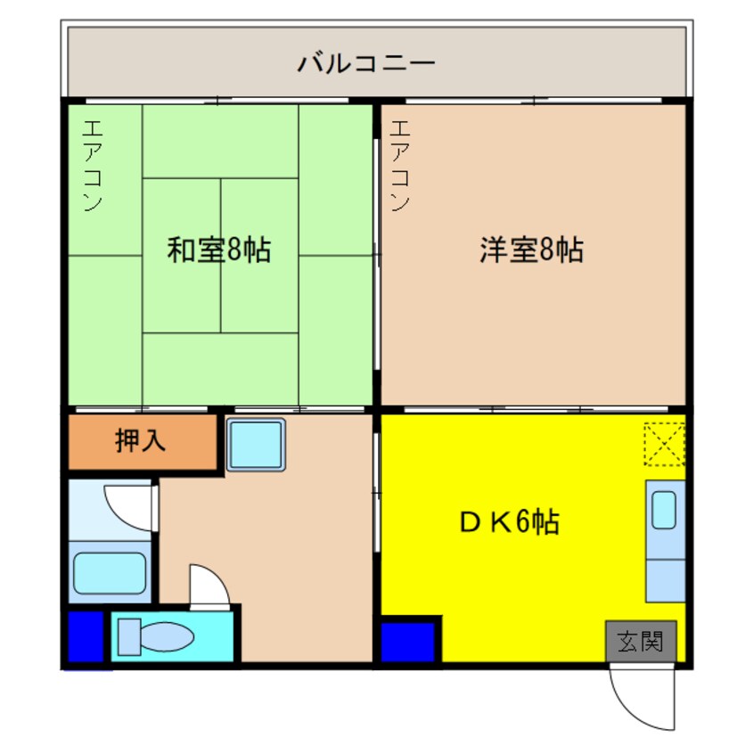 間取図 RoyalMAC畠敷