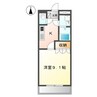 グラン・アムール壱番館 1Kの間取り