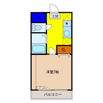 間取図 サンヴェール中原