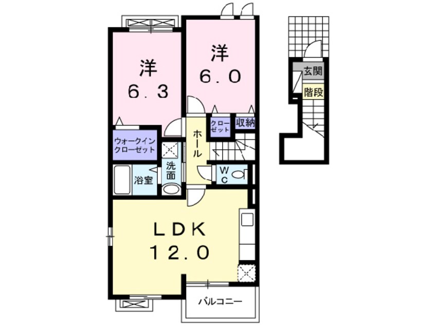 間取図 カーサフィオーレ