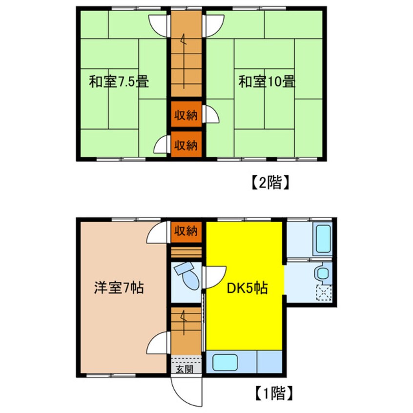 間取図 アムールB