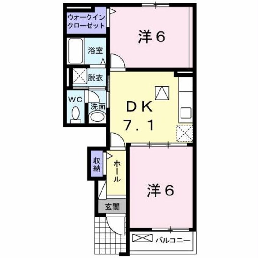 間取図 コンフルアンスＭⅡ