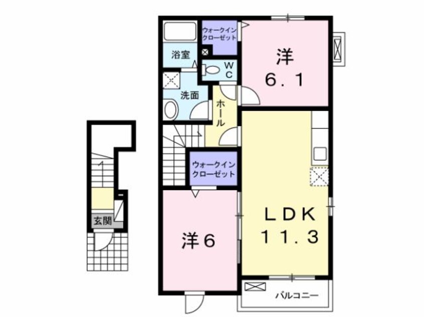 間取図 フレイム星