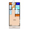 KSMﾋﾞﾙⅡ 1Kの間取り