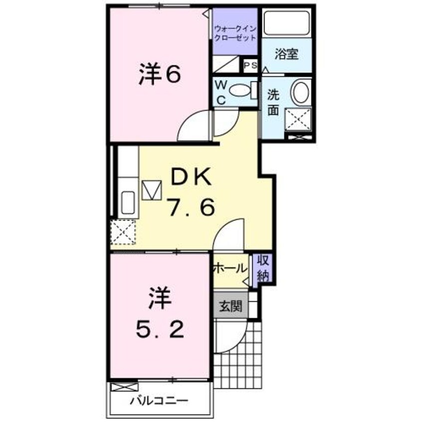 間取図 リバーサイド国司