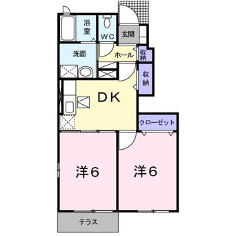 間取図 カーサセレノ弐番館