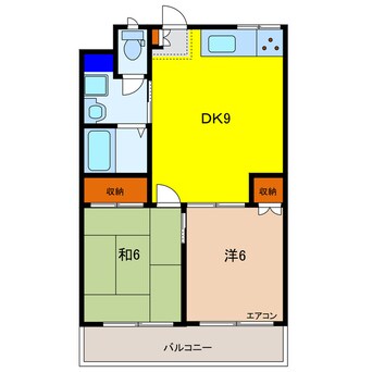 間取図 パストラル中川