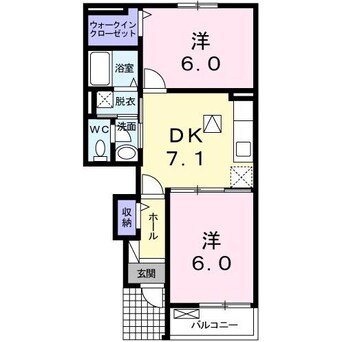 間取図 アヴェイラブルB棟