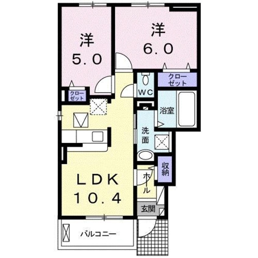 間取図 ヴィッラ・フジヤⅤ