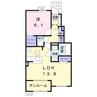 響B 1LDKの間取り