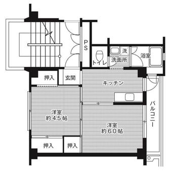 間取図 ビレッジハウス願万地