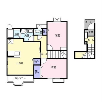 間取図 エスポワール　Ⅱ号館