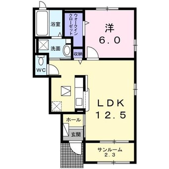 間取図 ジャンティ　Ｂ