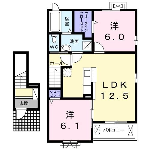 間取り図 ジャンティ　Ｂ