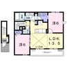 芸備線/三次駅 徒歩17分 2-2階 築4年 2LDKの間取り