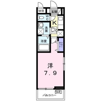 間取図 ソレイユＢ