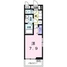 ソレイユＢ 1Kの間取り