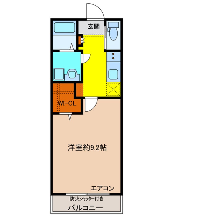 間取図 グランデュール十日市弐番館