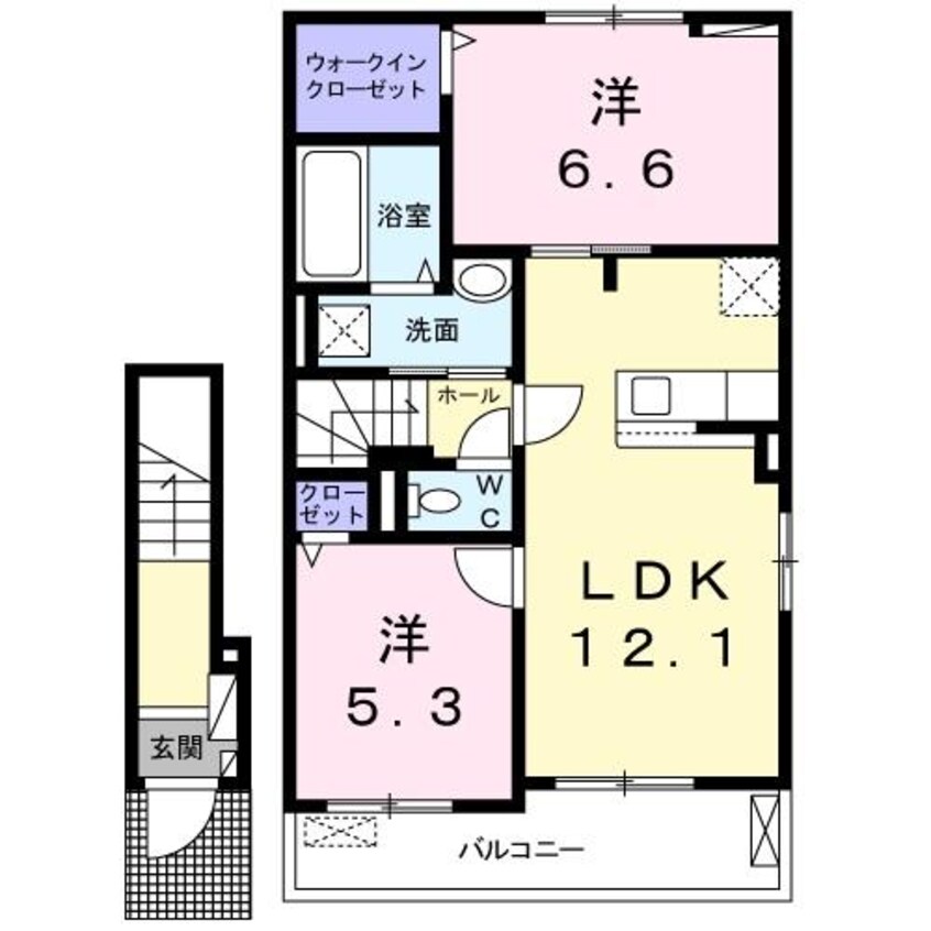 間取図 パストラル香音Ⅰ