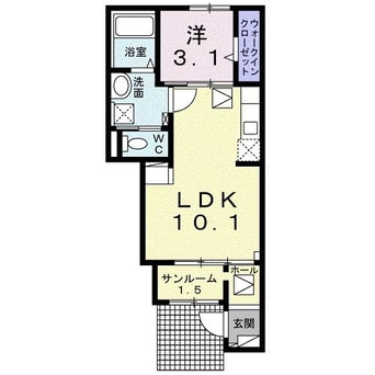 間取図 M`sgarden三次十日市南