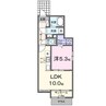 十日市南3丁目アパート　A 1LDKの間取り