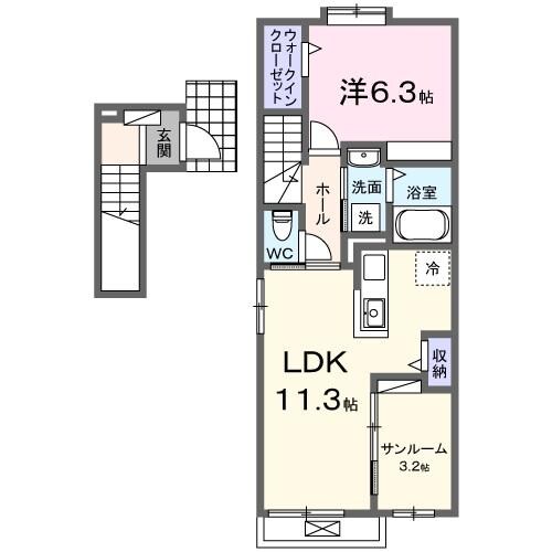 間取り図 あかつきA