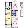 ヒルサイド・ヴィラM　A棟 2LDKの間取り