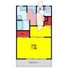シティーホームズＭ 1DKの間取り