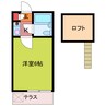 シティパレス伊豆の山３ 1Kの間取り