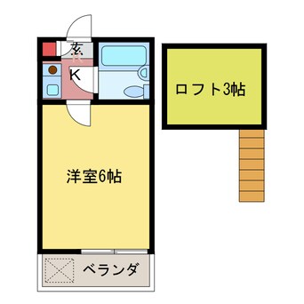 間取図 シティパレス伊豆の山３