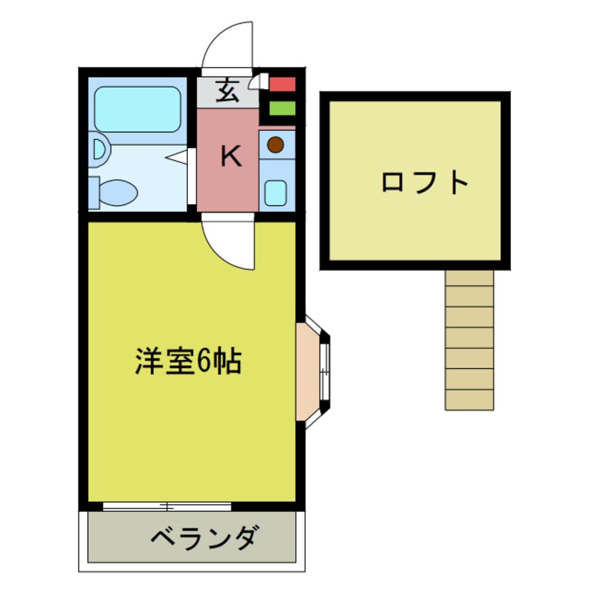 間取図 シティパレス伊豆の山３