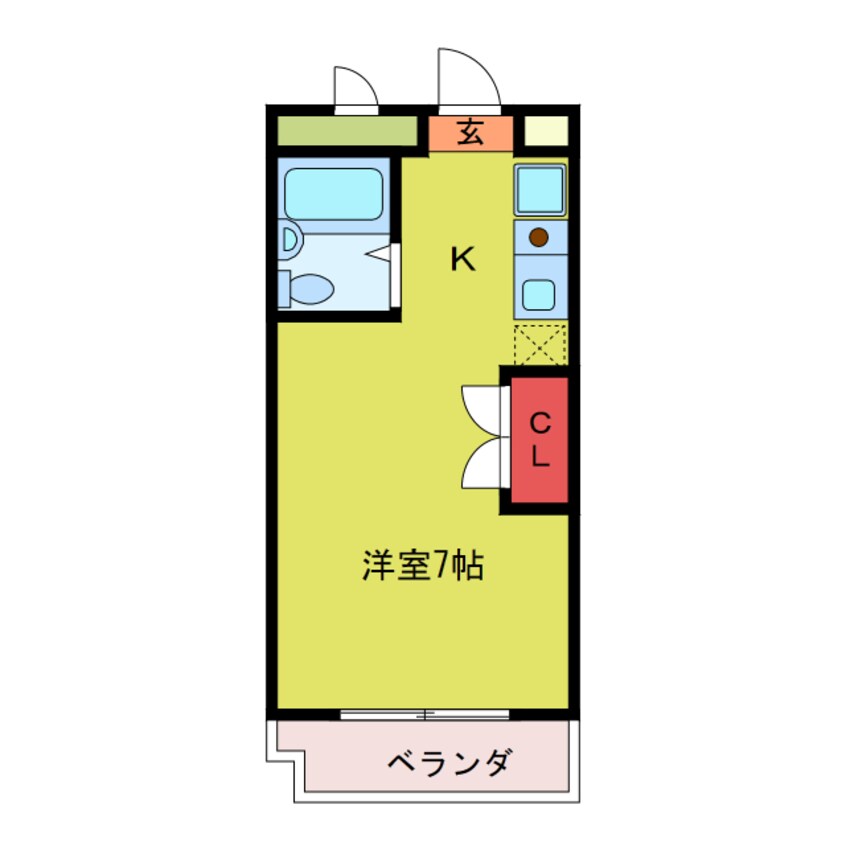 間取図 ハイツリバーサイド