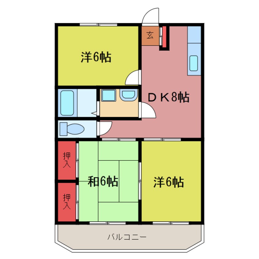 間取図 グランドセゾン