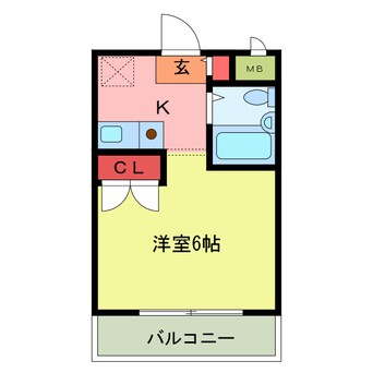 間取図 シティホームズ若葉