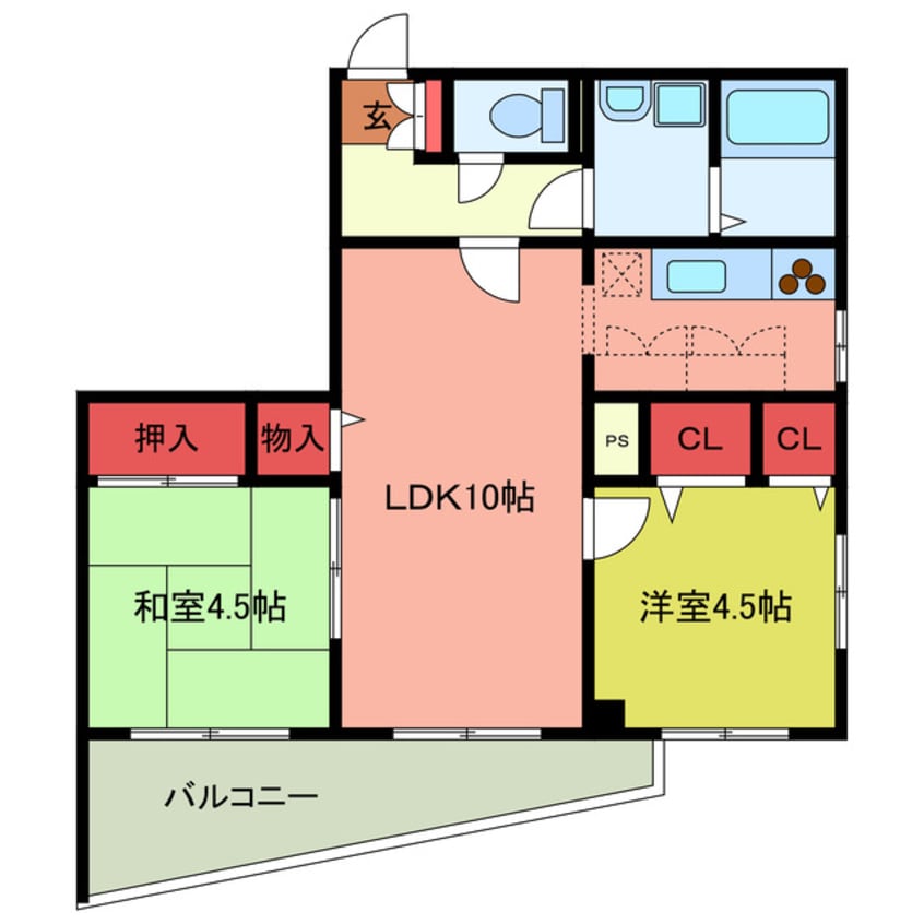 間取図 マスヤマンションビル
