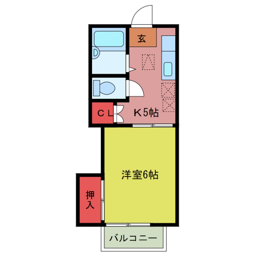 間取図 第７サンコーポ