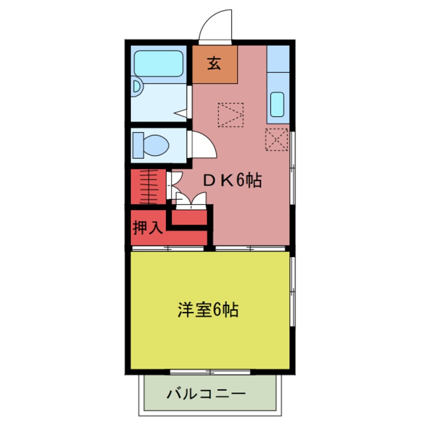 間取図 第７サンコーポ