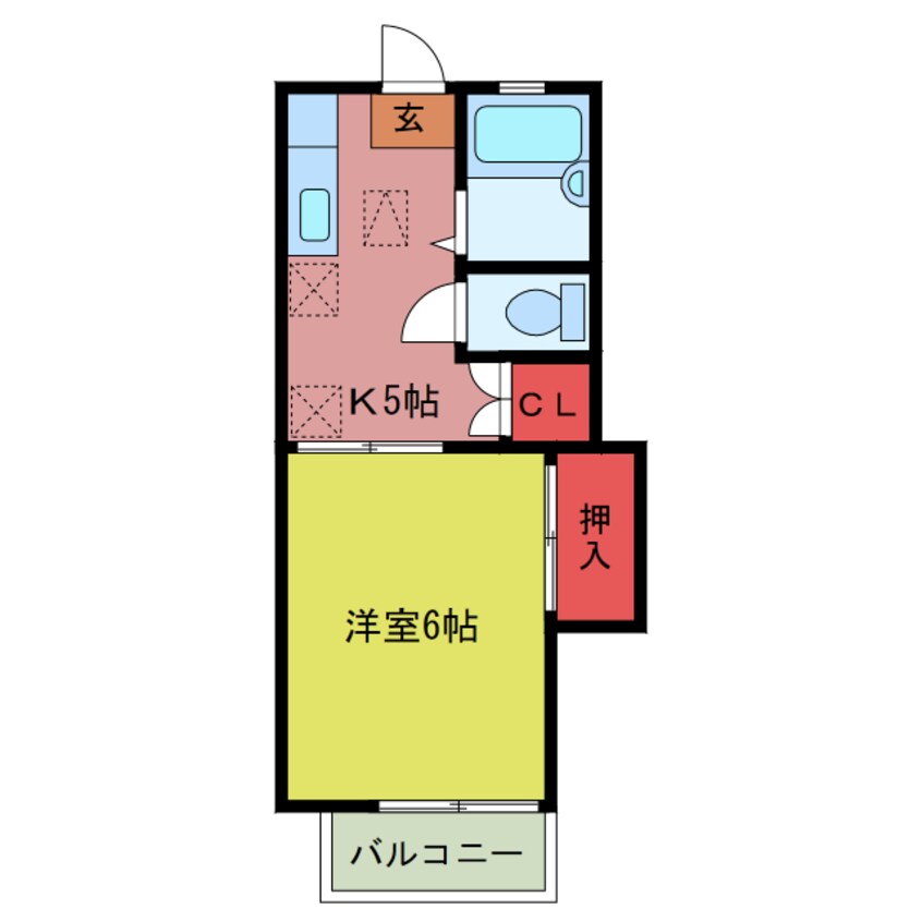 間取図 第７サンコーポ