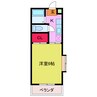 アゼリアマンション 1Kの間取り