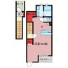 ヴィオラ・Ｙ 1Kの間取り