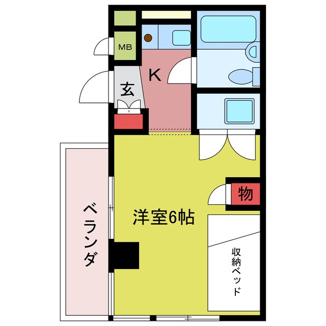 間取り図 キャッスルマンション坂戸