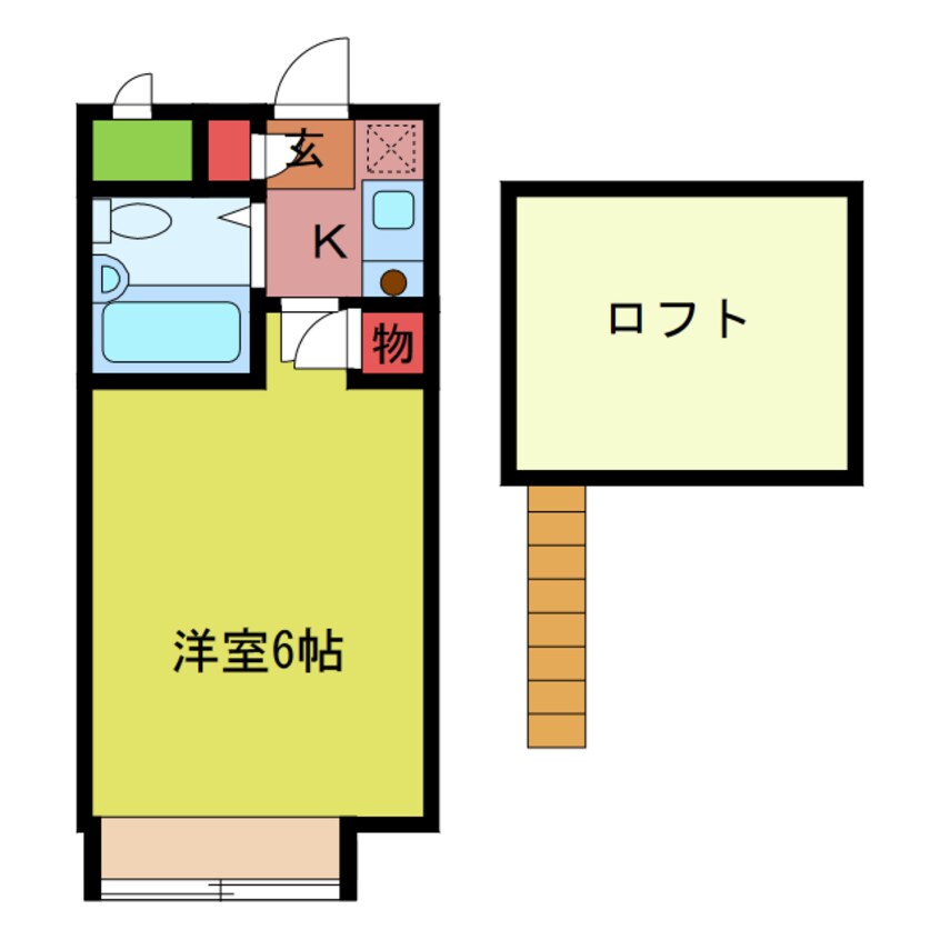 間取図 シティパレス上広谷1