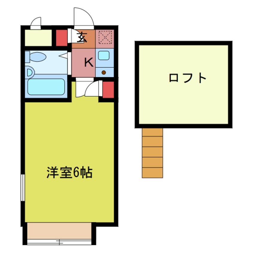 間取図 シティパレス上広谷1