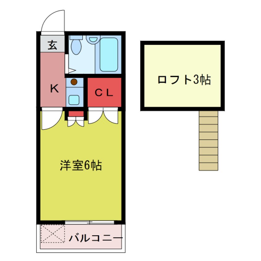 間取図 カーサビアンカ鶴ヶ島